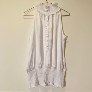 MILANO Essential White Halter Top